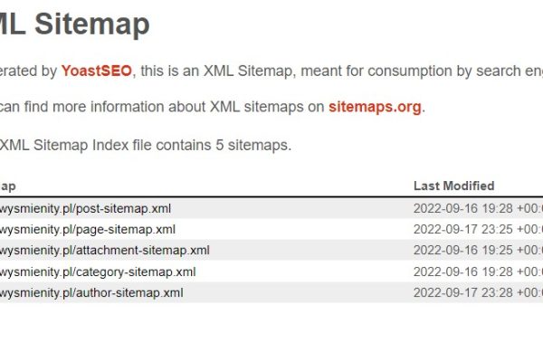 xml sitemap wordpress